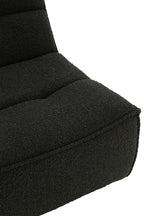 J-LINE DRAAIFAUTEUIL VIERKANT POPULIERENHOUT/FOAM ZWART 97X83X83CM - Tuincentrum Lopik