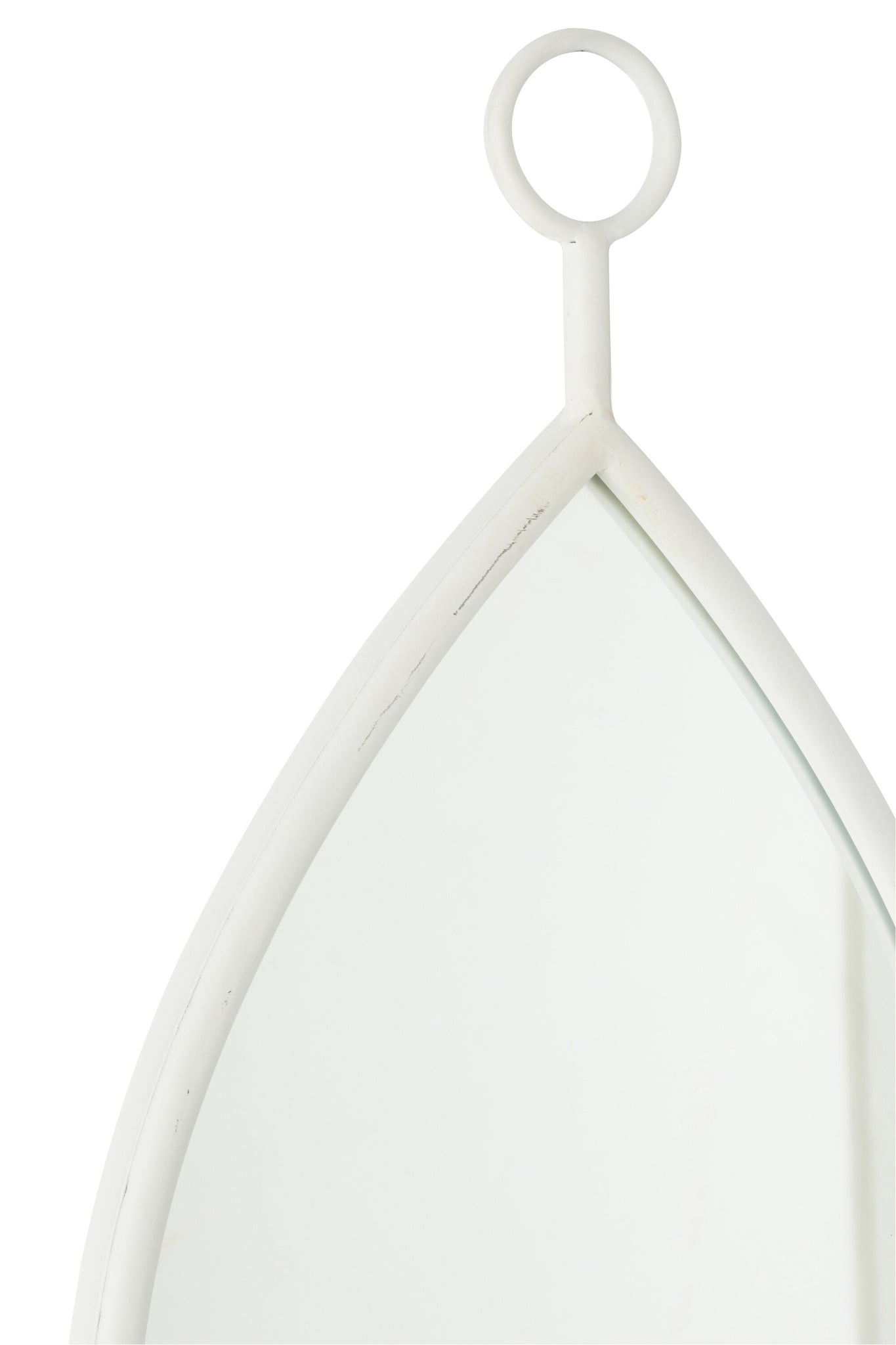 J-LINE HANGENDE SPIEGEL DRUPPEL MDF/WIT KLEIN - Tuincentrum Lopik