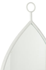 J-LINE HANGENDE SPIEGEL DROP MIRROR/MDF WHITE MEDIUM - Tuincentrum Lopik