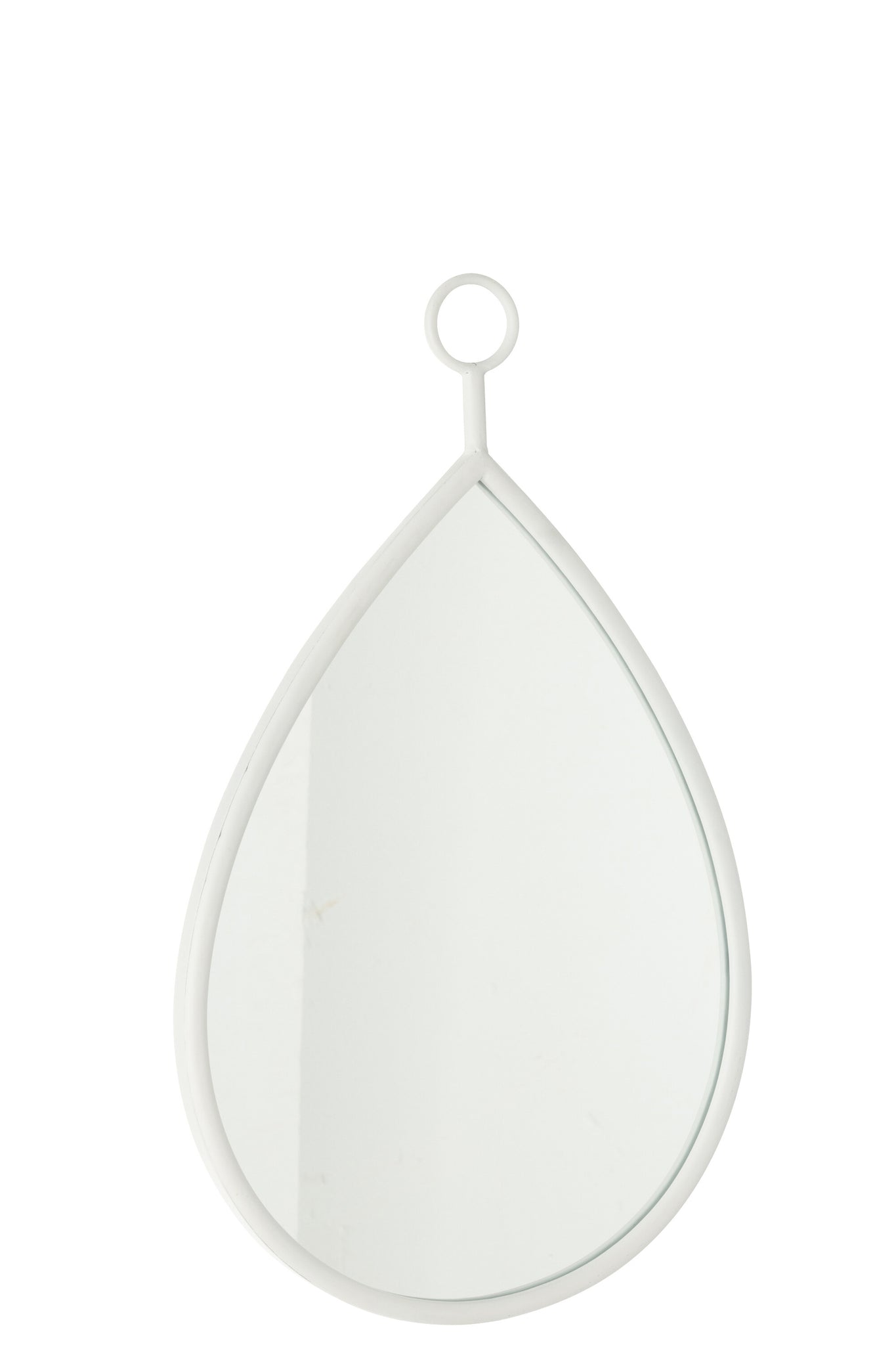 J-LINE HANGENDE SPIEGEL DROP MIRROR/MDF WHITE MEDIUM - Tuincentrum Lopik