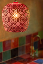 J-LINE HANGLAMP ALIVE METAAL ROOD - Tuincentrum Lopik