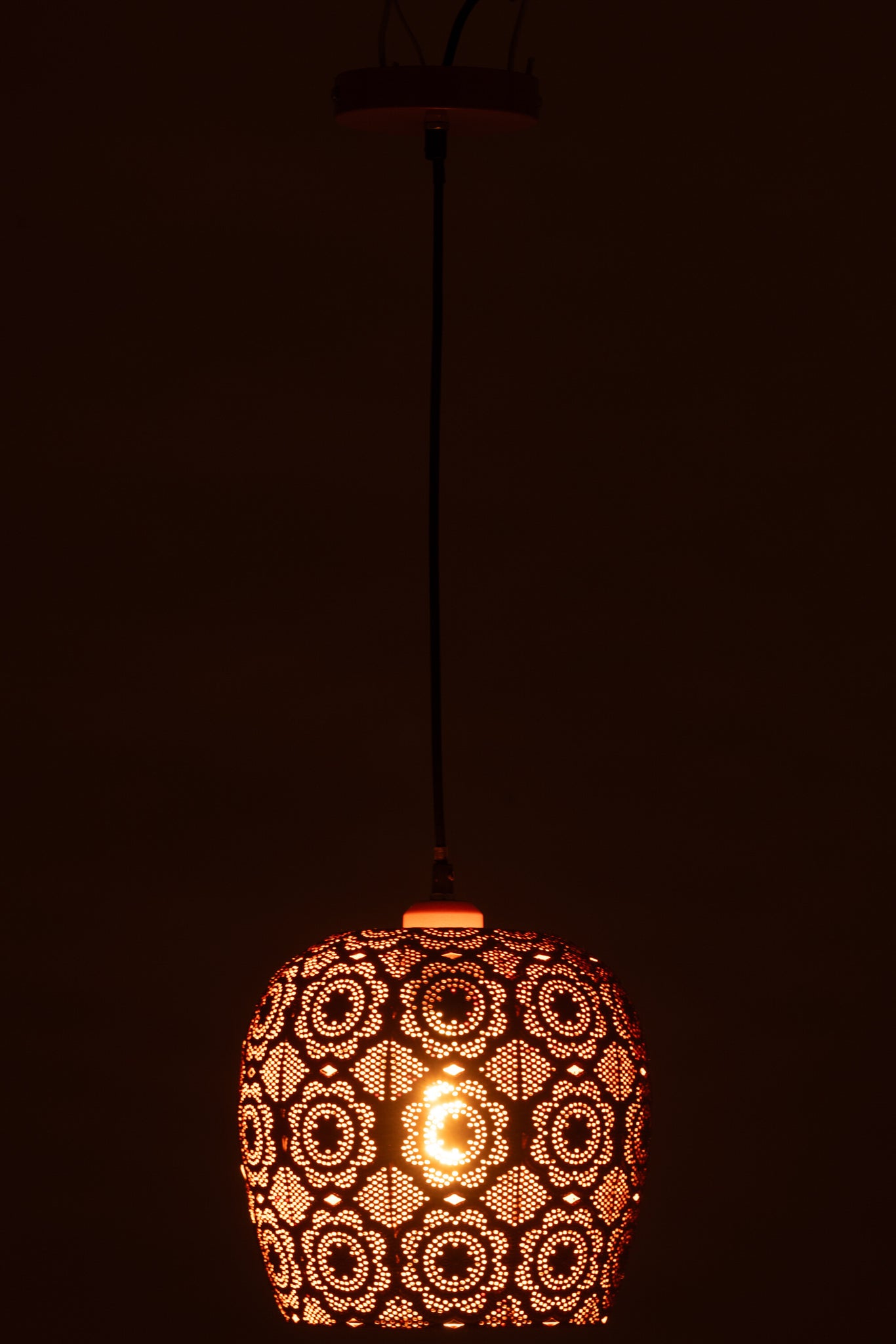 J-LINE HANGING LAMP ALIVE METAL ORANGE LARGE - Tuincentrum Lopik