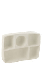 J-LINE WANDREK FLINT PAPIER-MACHÉ WIT GROOT - Tuincentrum Lopik