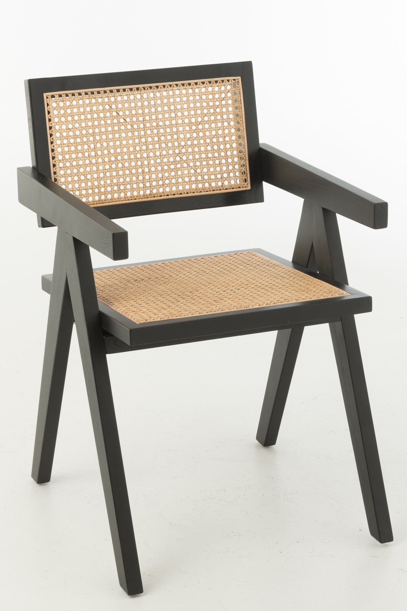 J-LINE STOEL GRID ESSENHOUT/ROTAN ZWART - Tuincentrum Lopik