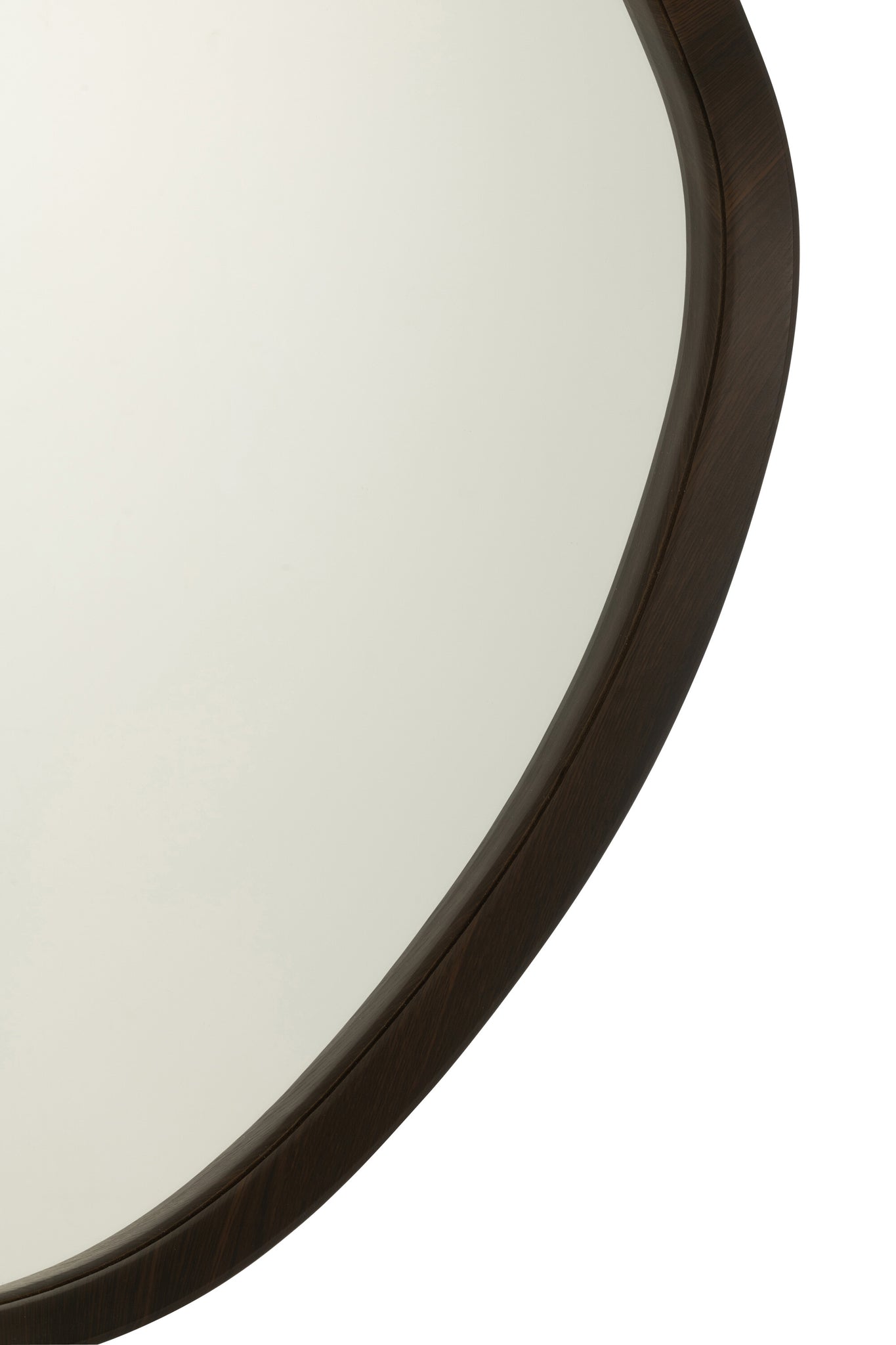 J-LINE HANGENDE SPIEGEL ABSTRACT MIRROR/MDF DARK BROWN LARGE - Tuincentrum Lopik