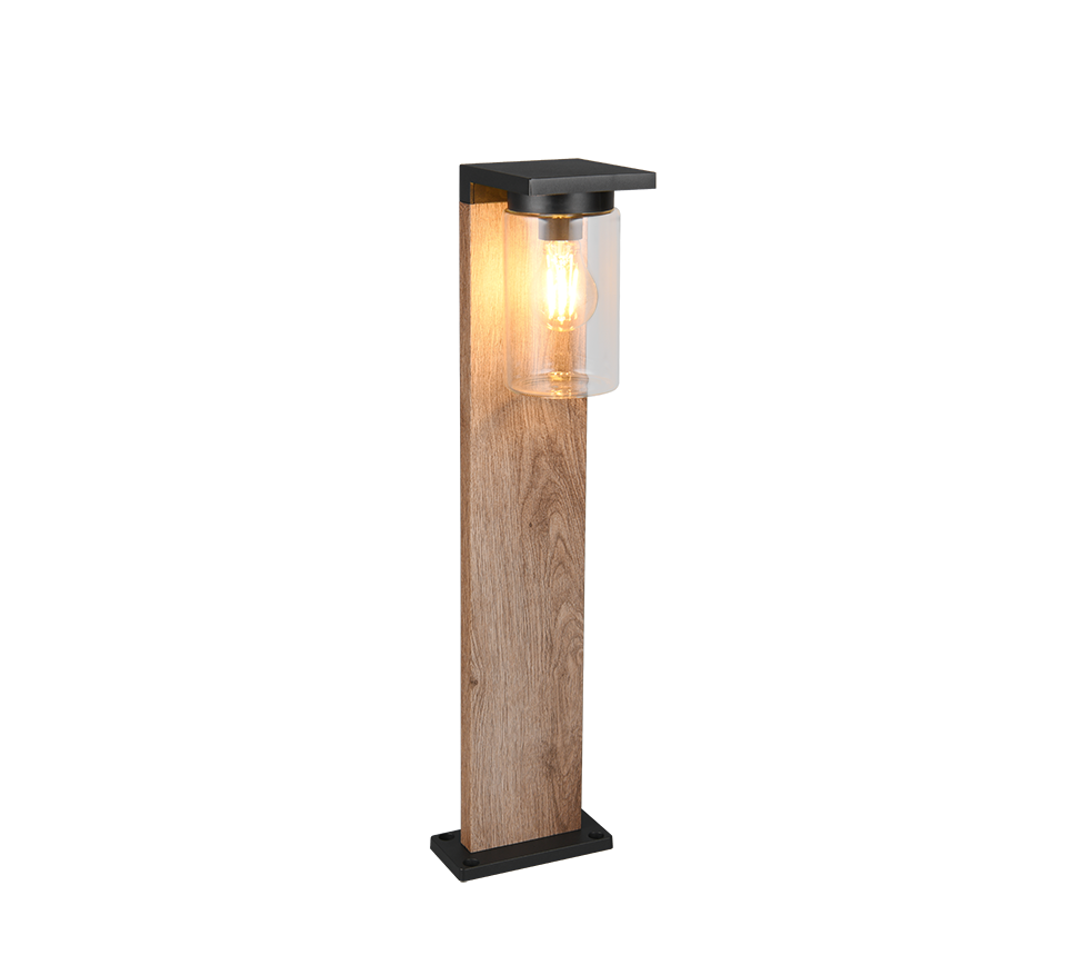 TRIO PADLAMP ARDILA ALUMINIUM/GLAS HOUTLOOK 65 CM