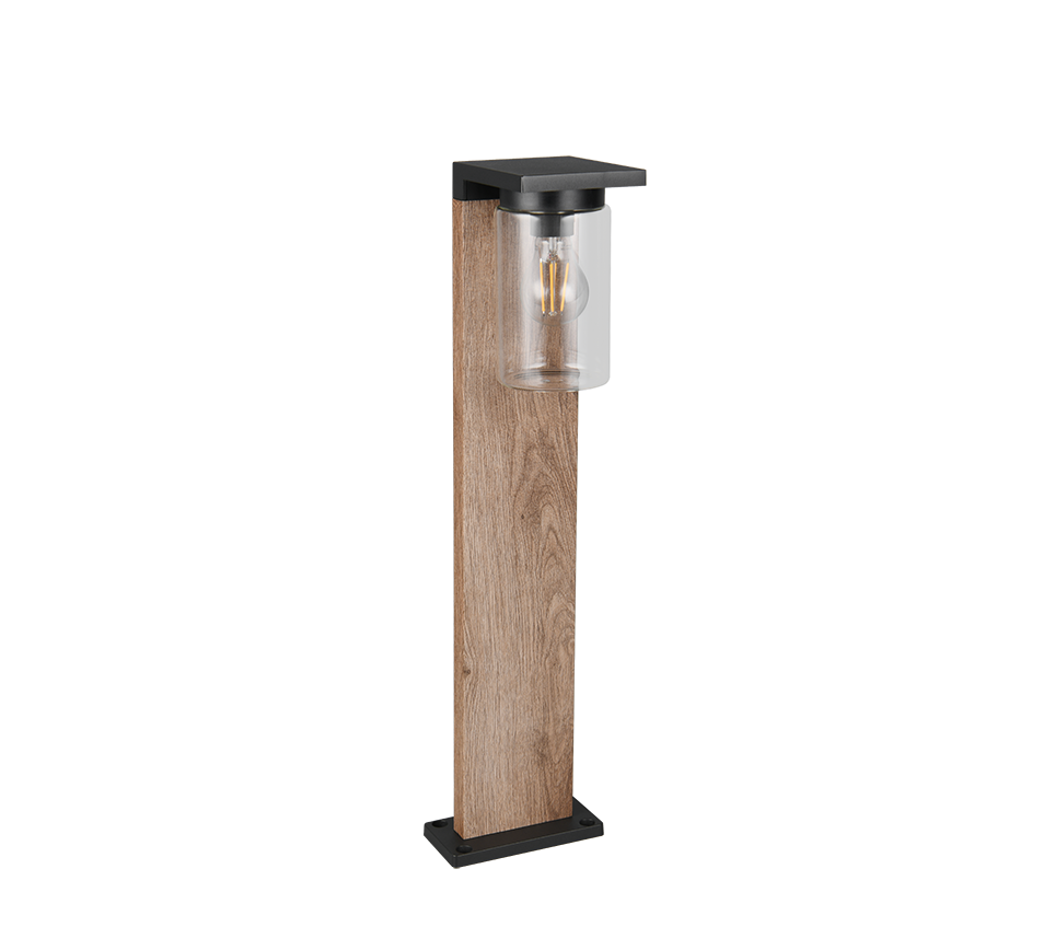 TRIO PADLAMP ARDILA ALUMINIUM/GLAS HOUTLOOK 65 CM