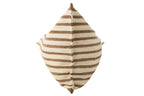 J-LINE ZITZAK GESTREEPT GERECYCLED KATOEN WIT/BRUIN L150XB100XH40CM - Tuincentrum Lopik