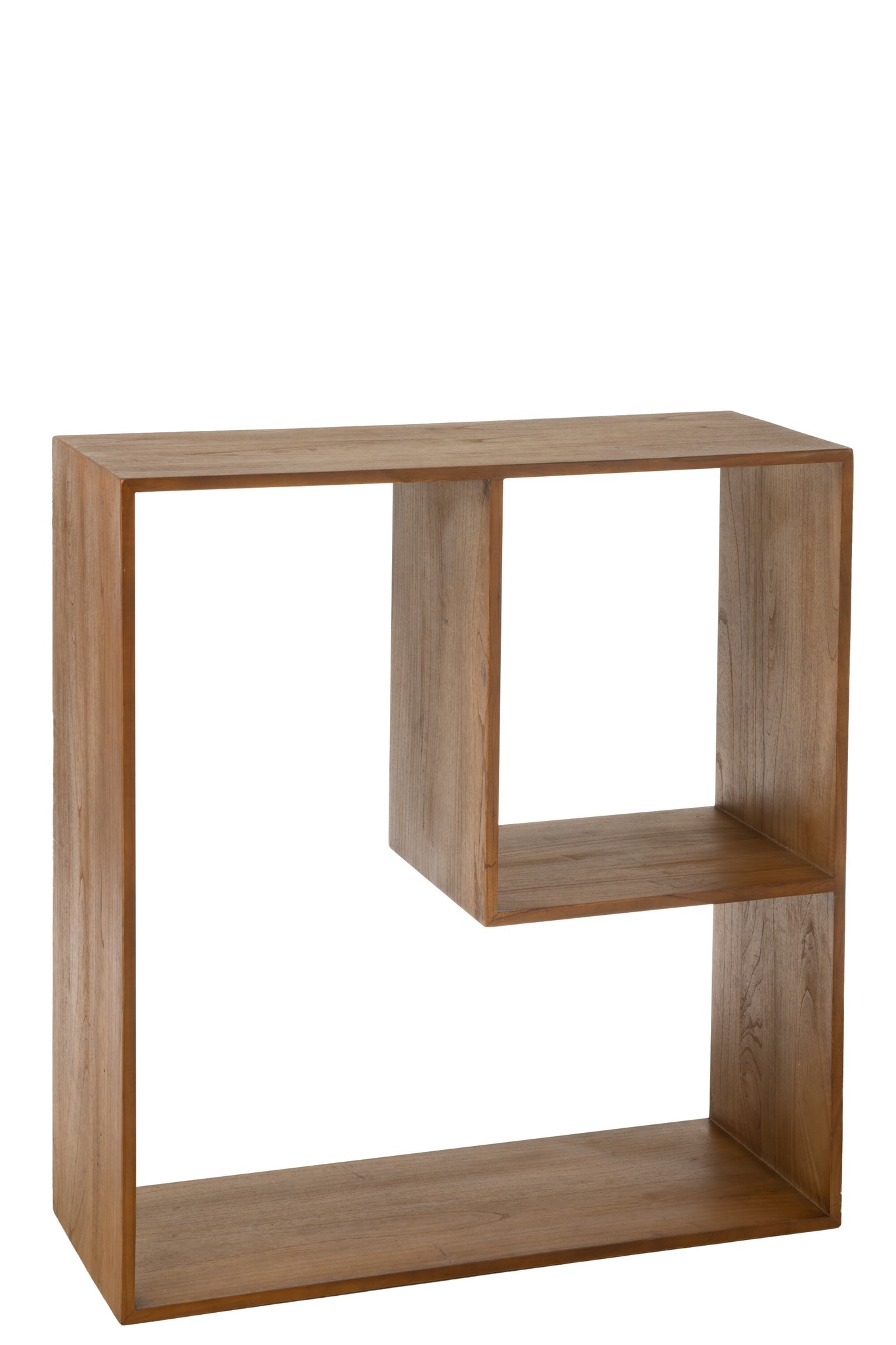 J-LINE WANDREK CUBE 2-DELIG HOUT BRUIN - Tuincentrum Lopik