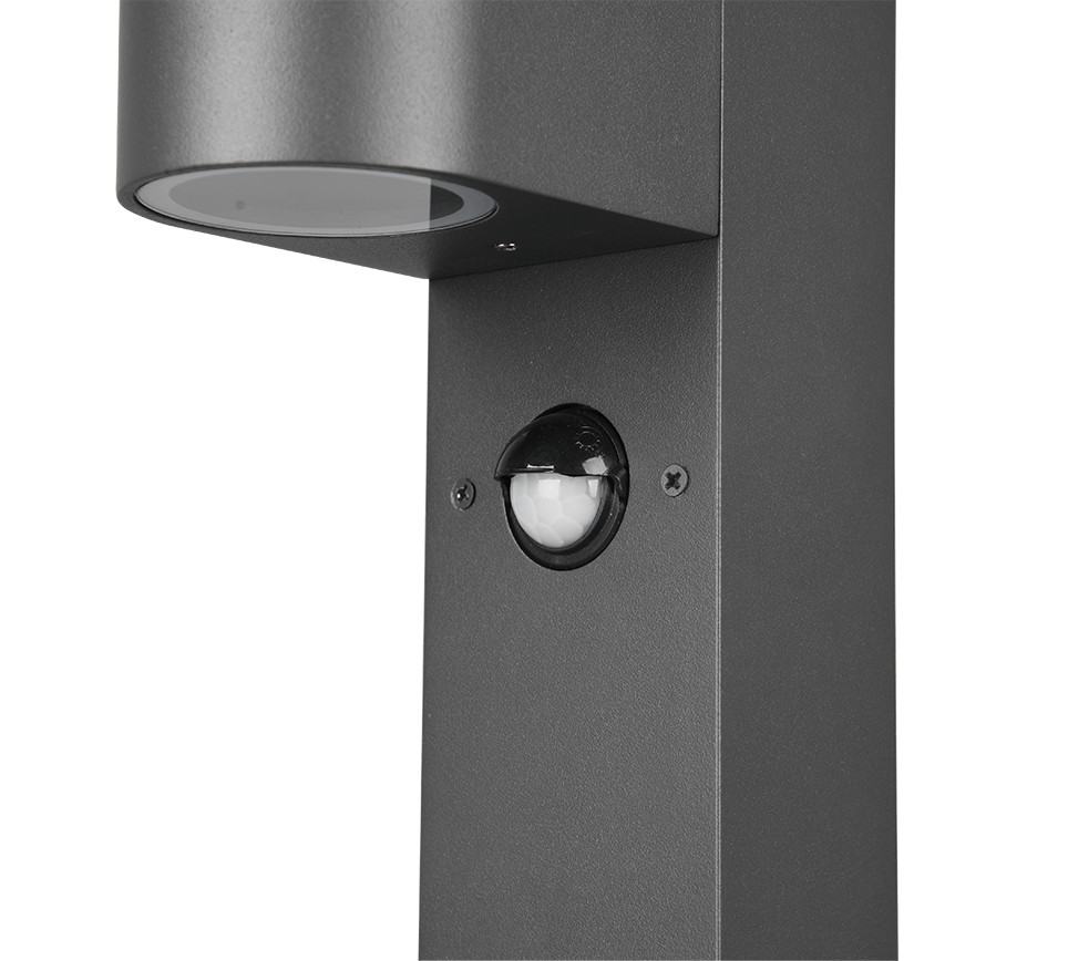 TRIO BUITENWANDLAMP ROYA MET BEWEGINGSSENSOR ANTRACIET 50 CM