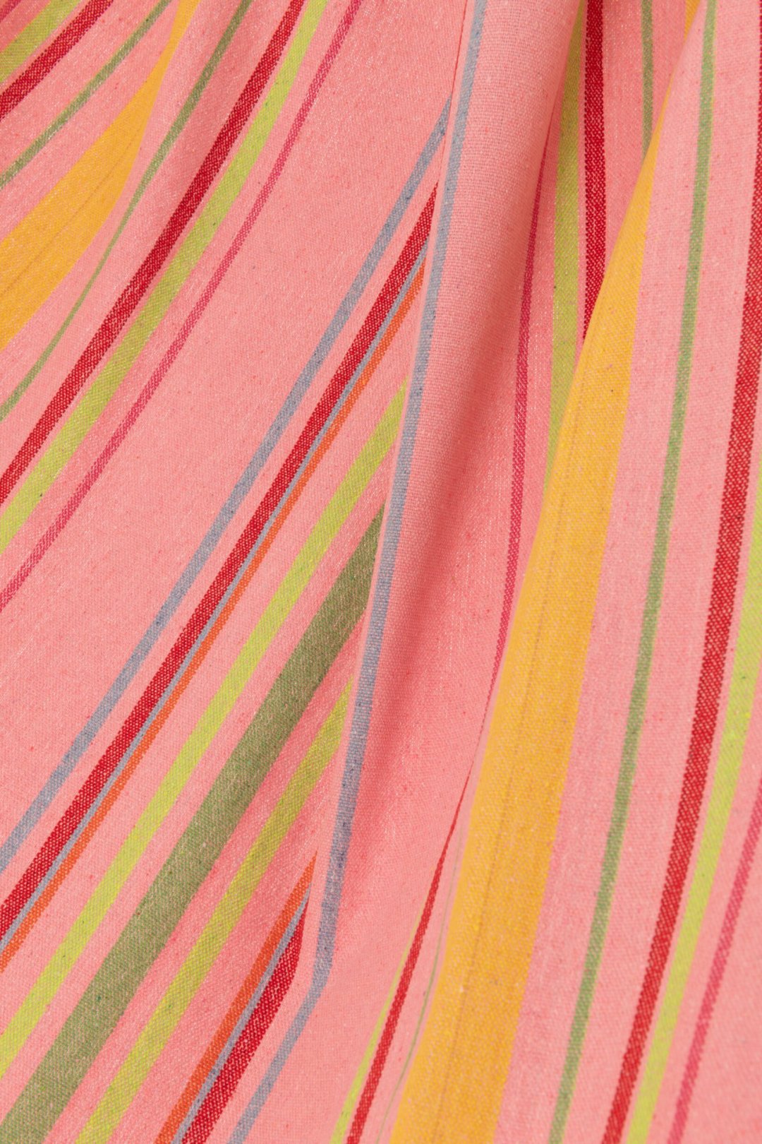 J-LINE GESTREEPTE HANGMAT KATOEN/POLYESTER LICHTROZE