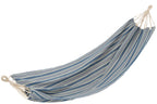 J-LINE HANGMAT STREPEN – KATOEN/POLYESTER BLAUW/WIT - Tuincentrum Lopik