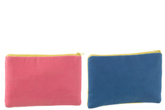 J-LINE POUCH BEADS COTTON MIX LARGE ASSORTMENT OF 2 - Tuincentrum Lopik