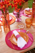 J-LINE PLACEMAT ROUND PAPER MIX (SET VAN 4) - Tuincentrum Lopik