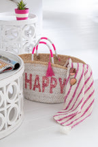 J-LINE STRANDTAS SUMMER QUOTES MAÏSBLADEREN MIX ASSORTIMENT VAN 3 - Tuincentrum Lopik