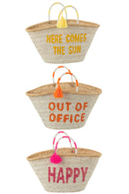 J-LINE STRANDTAS SUMMER QUOTES MAÏSBLADEREN MIX ASSORTIMENT VAN 3 - Tuincentrum Lopik