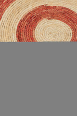 Rug Ronde Cirkels Maisblad Oranje/Rood Medium Assortiment Van 2 - Tuincentrum Lopik