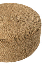 Ronde poef zeegras naturel - Tuincentrum Lopik