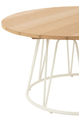 Tafel Zoa Staal/Polyethyleen Wit - Tuincentrum Lopik
