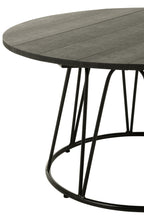 Tafel Zoa Staal/Polyethyleen Zwart - Tuincentrum Lopik