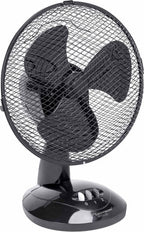  DDF27Z TAFELVENTILATOR ZWART 27CM 30 WATT