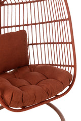 J-LINE HANGSTOEL EGGA STAAL/TOUW ROOD - Tuincentrum Lopik