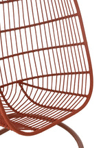 J-LINE HANGSTOEL EGGA STAAL/TOUW ROOD - Tuincentrum Lopik