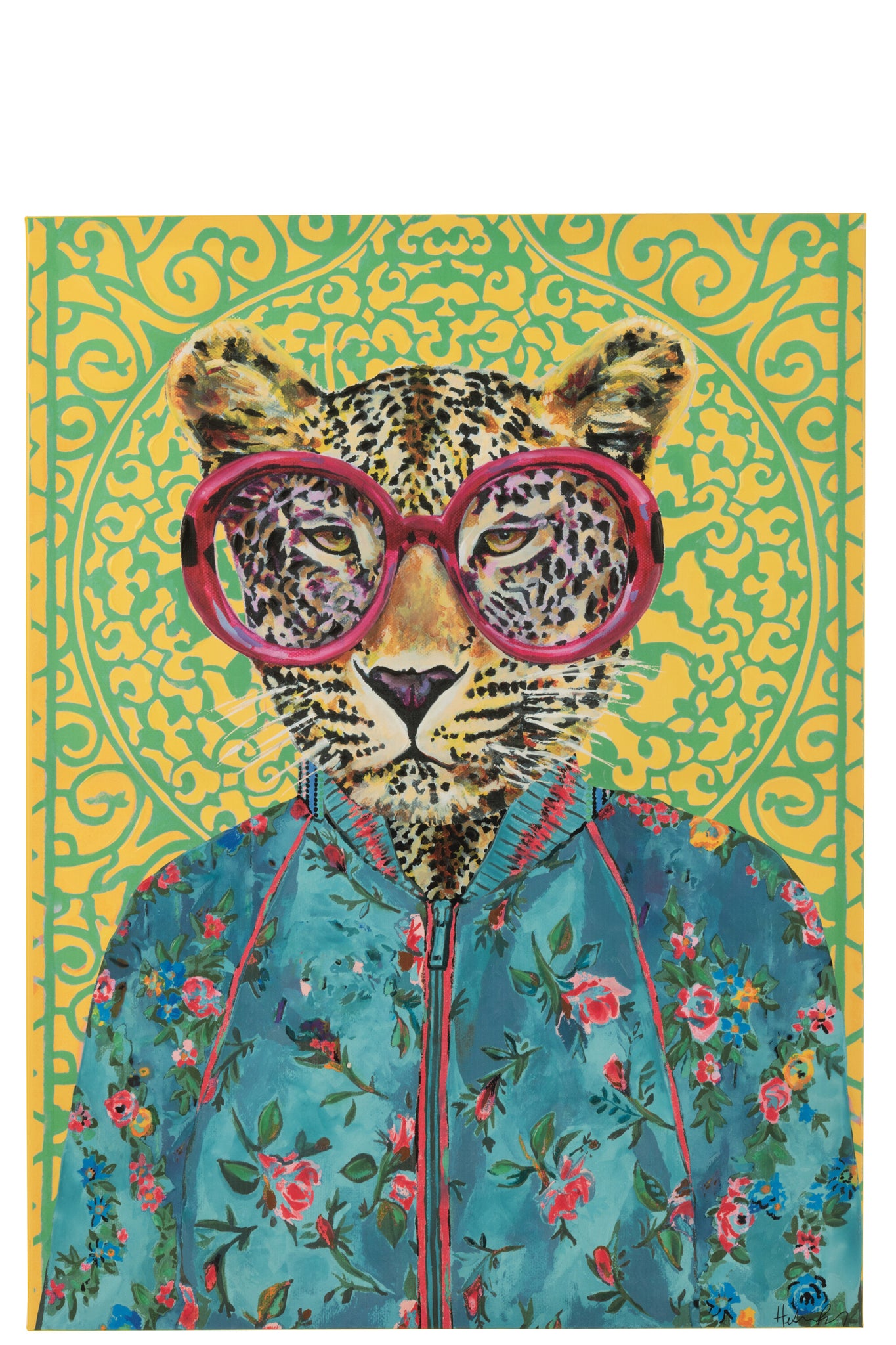 J-LINE WANDDECORATIE TIJGER POP ART CANVAS MIX GROOT - 75 X 100 CM - Tuincentrum Lopik