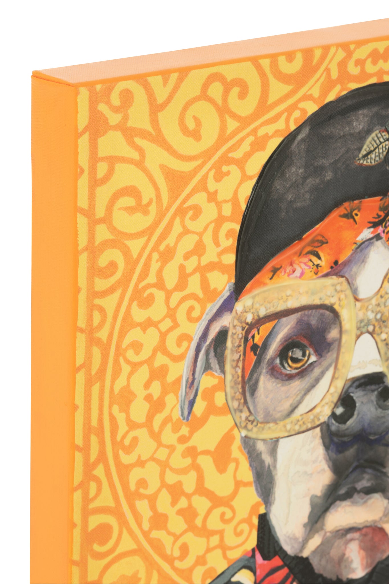 J-LINE WANDDECORATIE HOND POP ART CANVAS MIX KLEIN - 40 X 50 CM - Tuincentrum Lopik