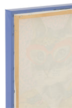 J-LINE WANDDECORATIE KAT POP ART CANVAS MIX KLEIN - 40 X 50 CM - Tuincentrum Lopik