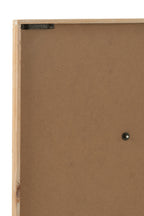 J-LINE WANDDECORATIE BLOEMEN DENNENHOUT/MDF NATUREL/WIT SET VAN 2 38X49 CM - Tuincentrum Lopik