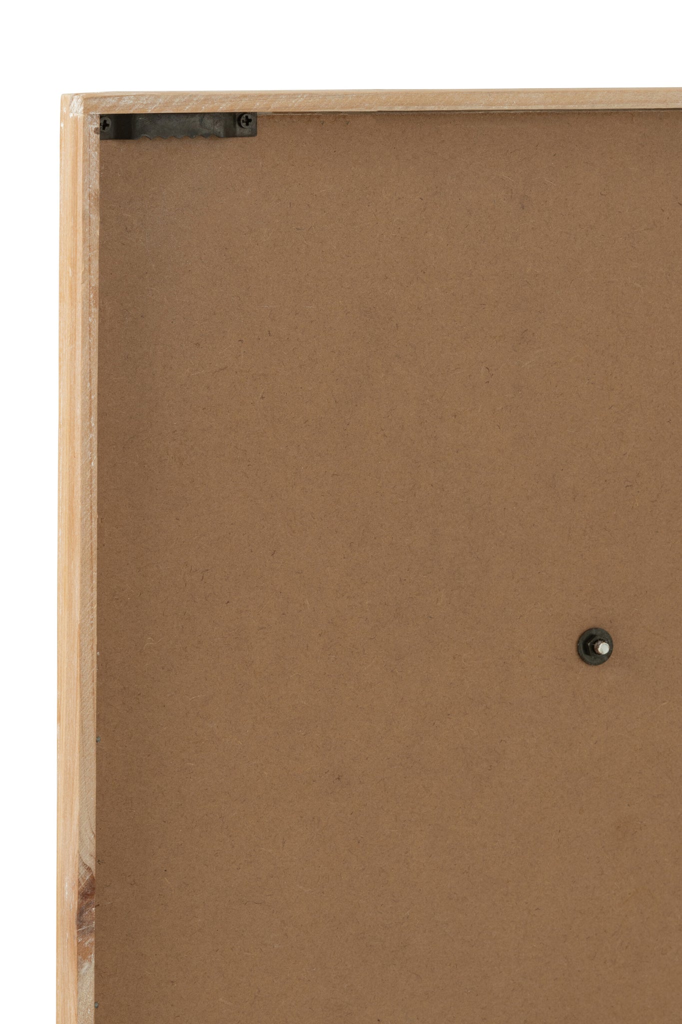J-LINE WANDDECORATIE BLOEMEN DENNENHOUT/MDF NATUREL/WIT SET VAN 2 38X49 CM - Tuincentrum Lopik