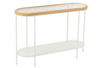J-LINE CONSOLE MATI VURENHOUT/IJZER NATUURLIJK/WIT - Tuincentrum Lopik