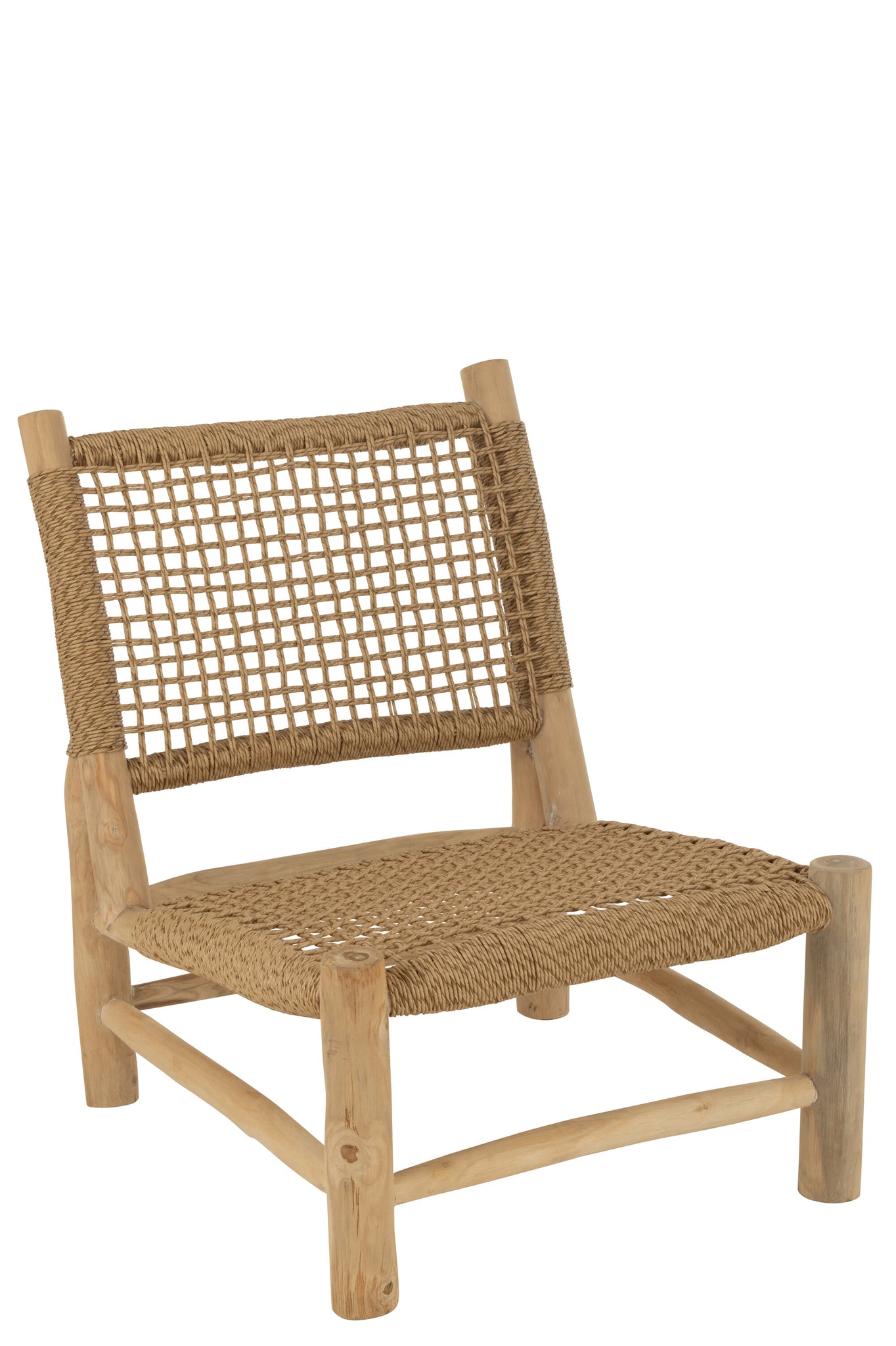 J-LINE BANK VITA TEAK/PLASTIC NATUREL - Tuincentrum Lopik