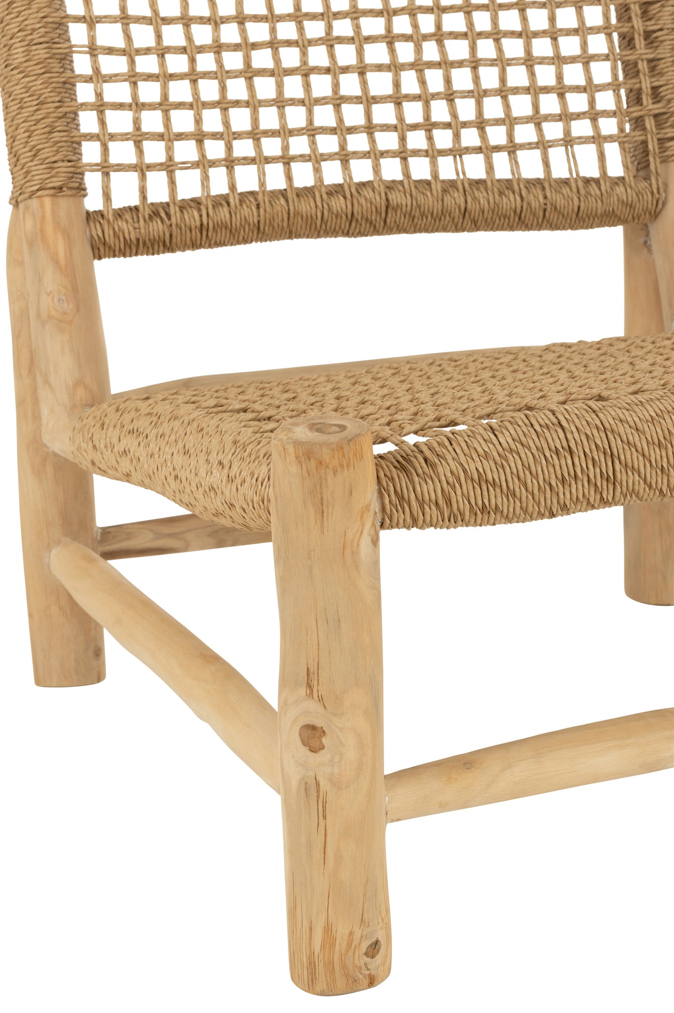 J-LINE BANK VITA TEAK/PLASTIC NATUREL - Tuincentrum Lopik