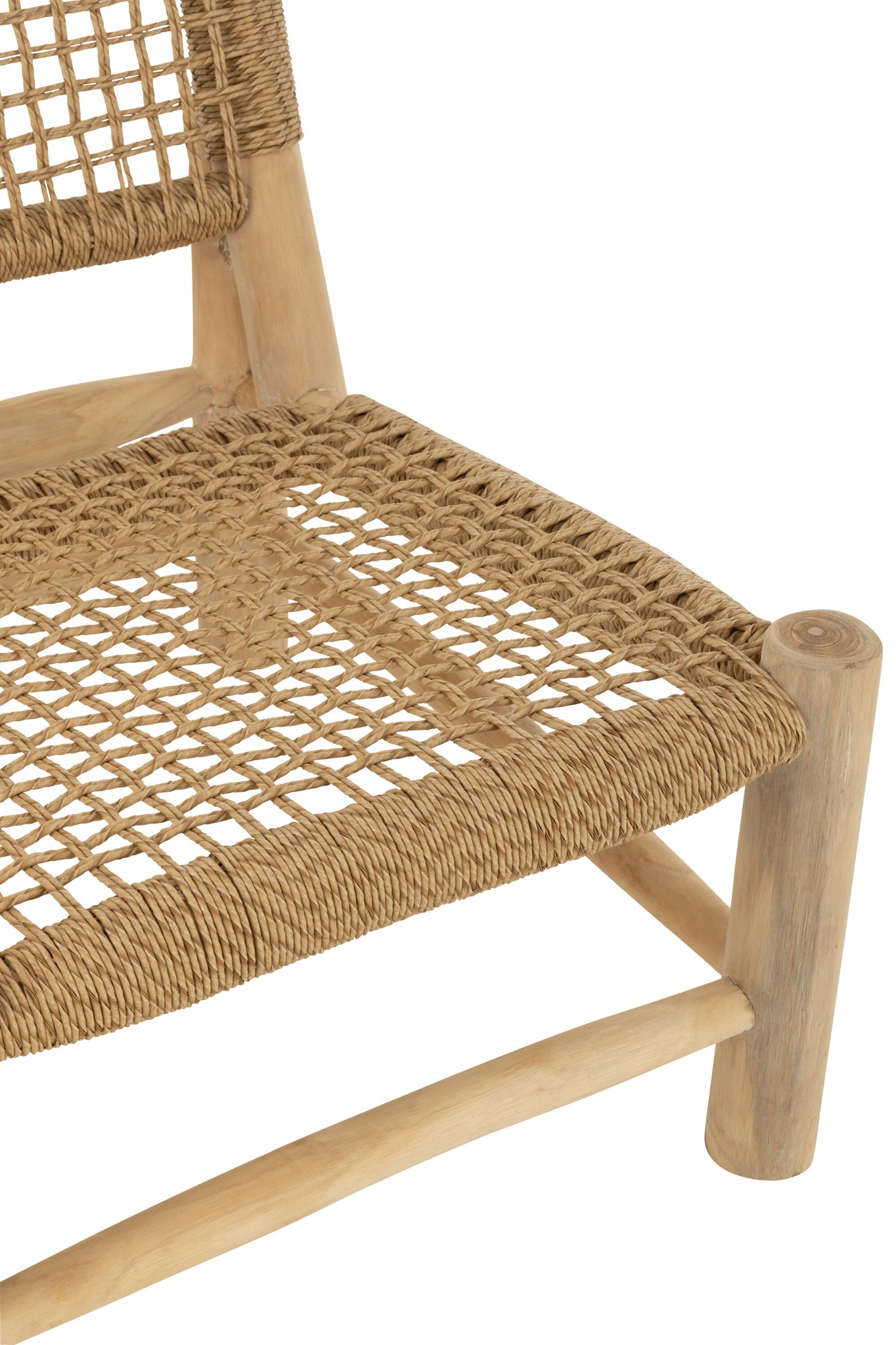 J-LINE BANK VITA TEAK/PLASTIC NATUREL - Tuincentrum Lopik