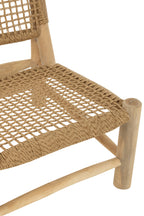 J-LINE BANK VITA TEAK/PLASTIC NATUREL - Tuincentrum Lopik