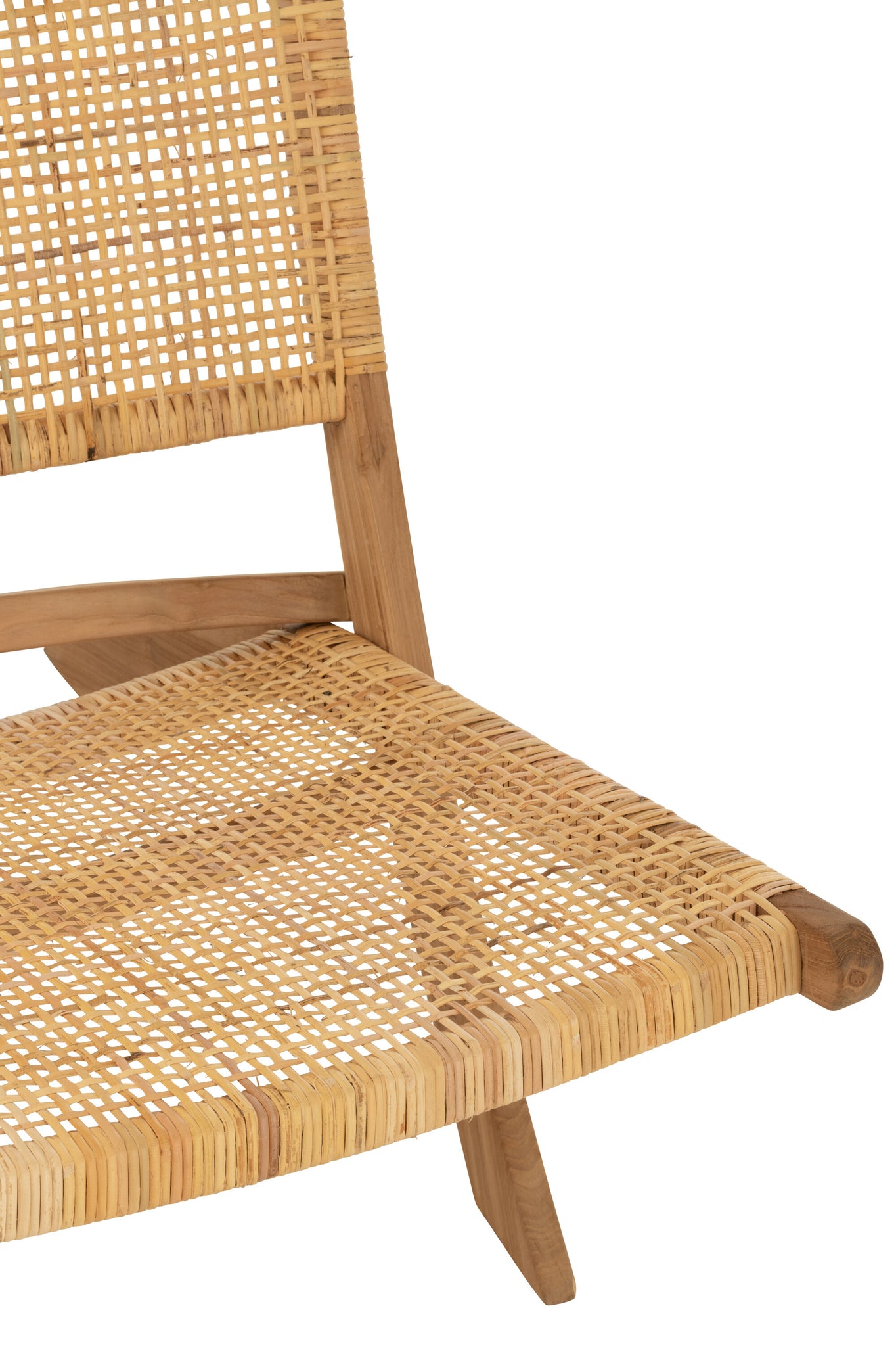 J-LINE VOUWSTOEL ROTAN/TEAK NATUREL - Tuincentrum Lopik