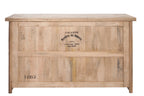 J-LINE BAR 3 DRAWERS+3 SHELVES WOOD NATURAL - Tuincentrum Lopik