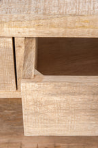 J-LINE BAR 3 DRAWERS+3 SHELVES WOOD NATURAL - Tuincentrum Lopik