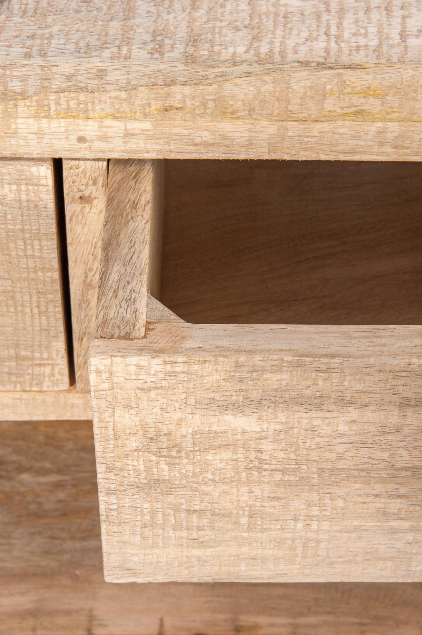 J-LINE BAR 3 DRAWERS+3 SHELVES WOOD NATURAL - Tuincentrum Lopik