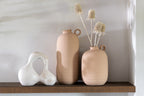 J-LINE VAAS CASSIA SMAL KLEI BEIGE LARGE 38 CM - Tuincentrum Lopik