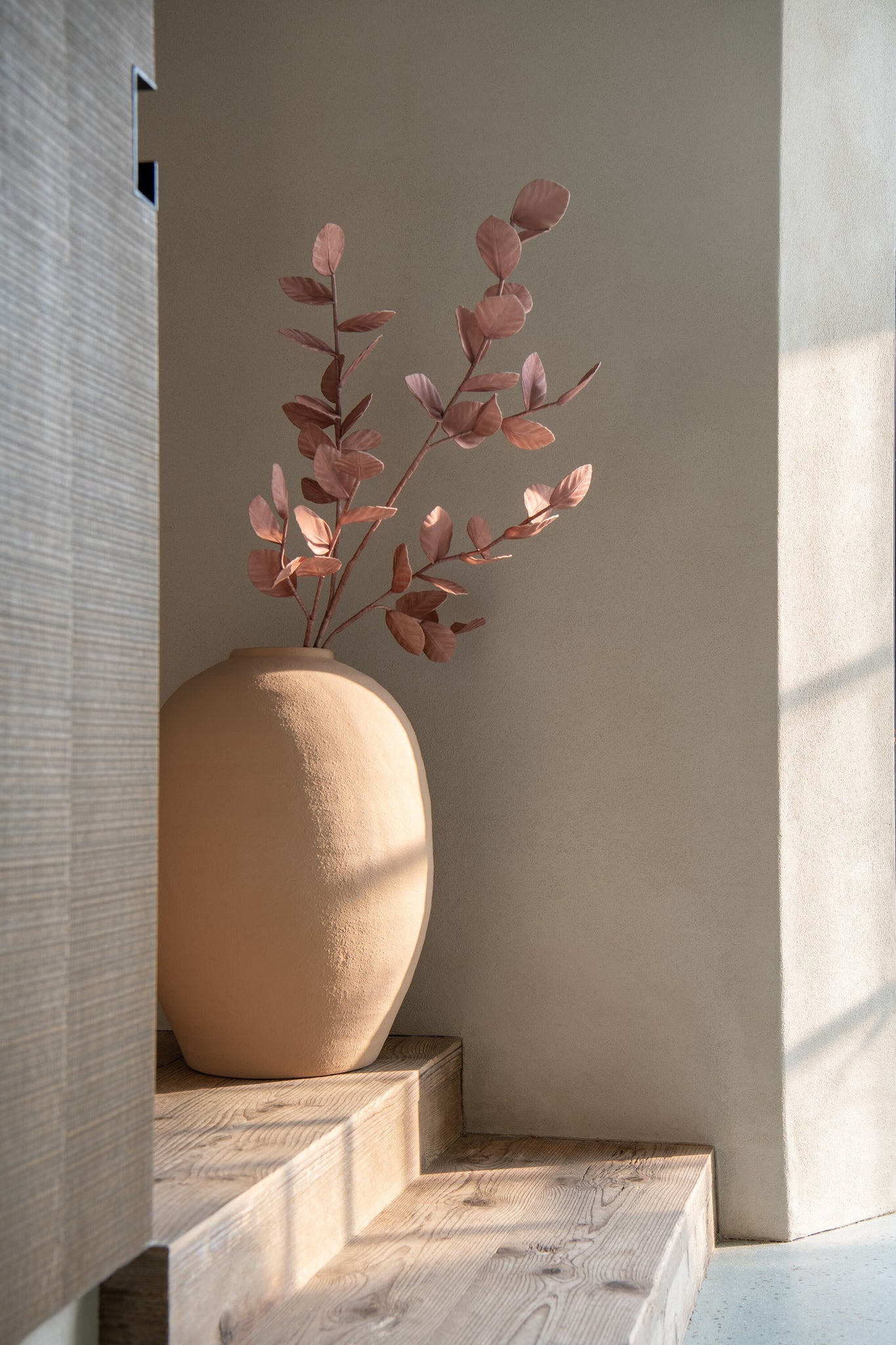 J-LINE VASE CASSIA OVAL CLAY BEIGE