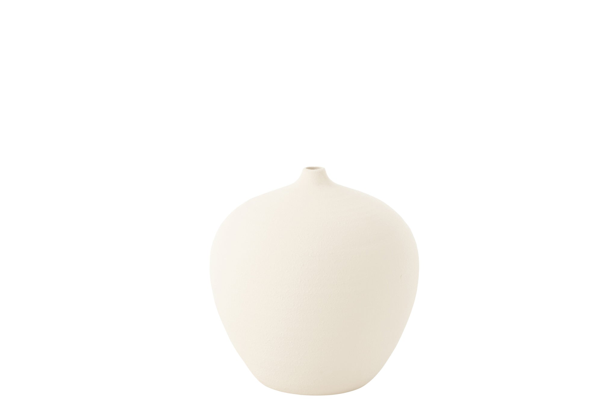 J-LINE VASE BOTTLE CASSIA CLAY WHITE