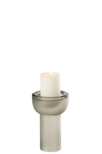 J-LINE VASE/CANDLEHOLDER YARA GLAS GREIGE SMALL - Tuincentrum Lopik