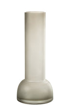 J-LINE VASE/CANDLEHOLDER YARA GLASS GREIGE LARGE