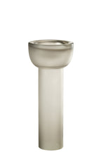 J-LINE VASE/CANDLEHOLDER YARA GLASS GREIGE LARGE