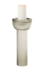 J-LINE VASE/CANDLEHOLDER YARA GLASS GREIGE LARGE