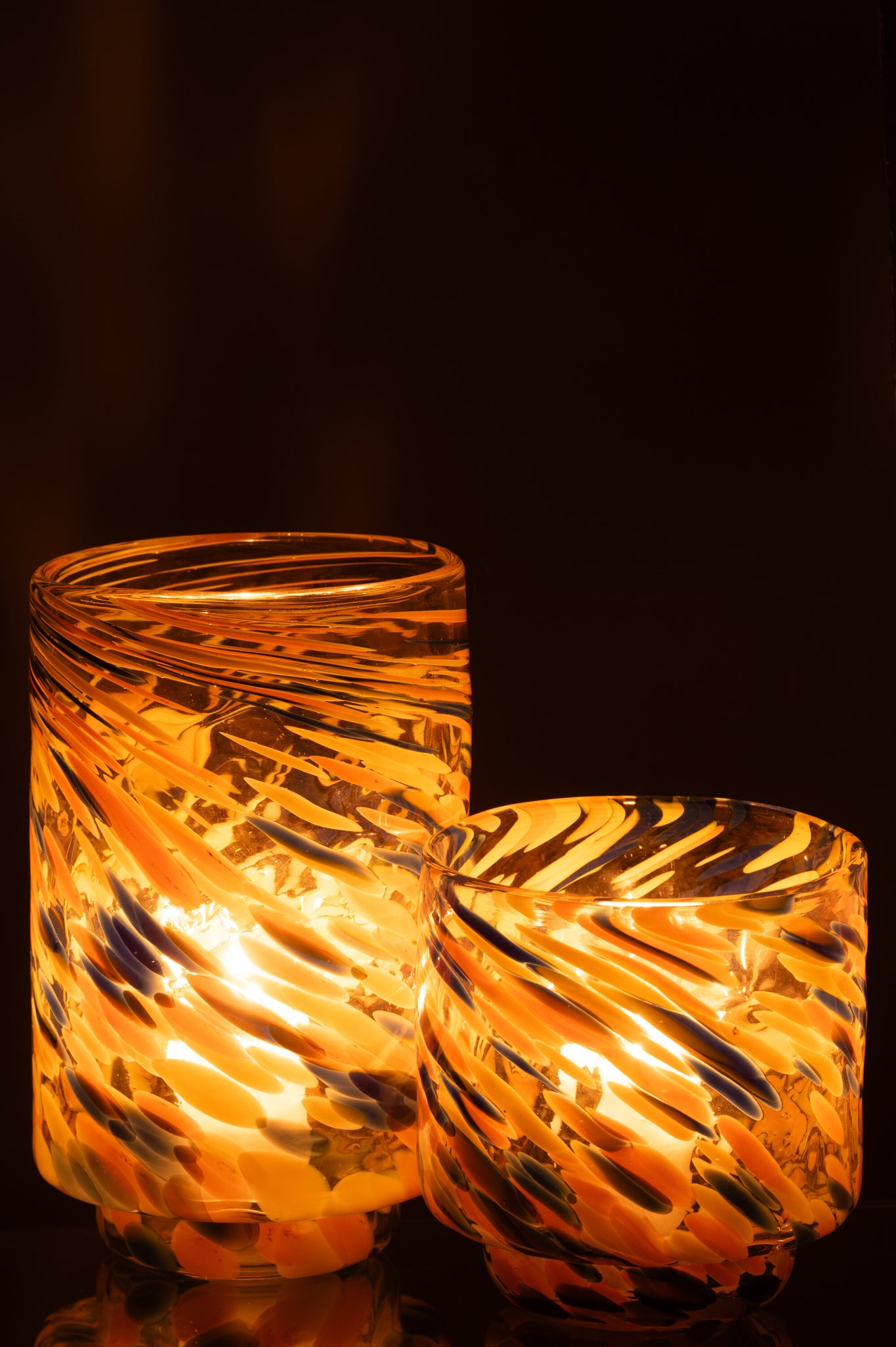 J-LINE VASE ARUN GLASS MIX LARGE