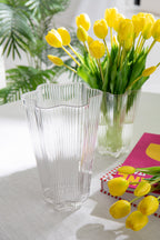 J-LINE VAAS CLARA GLAS TRANSPARANT SMALL